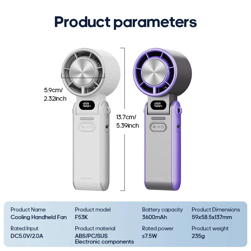 Mini Turbo Fan Your Pocket-Sized Power Breeze