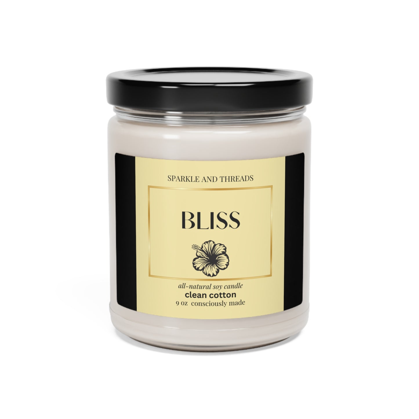 Bliss - Scented Soy Candle, 9oz