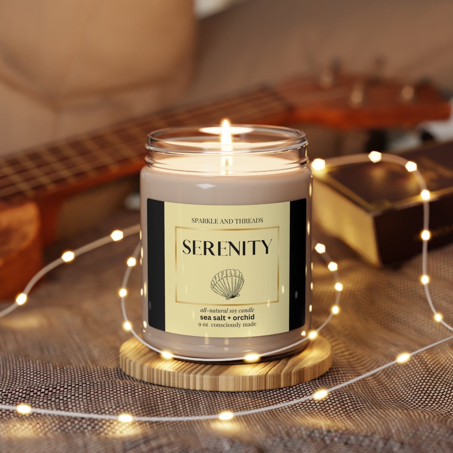 Serenity - Scented Soy Candle, 9oz