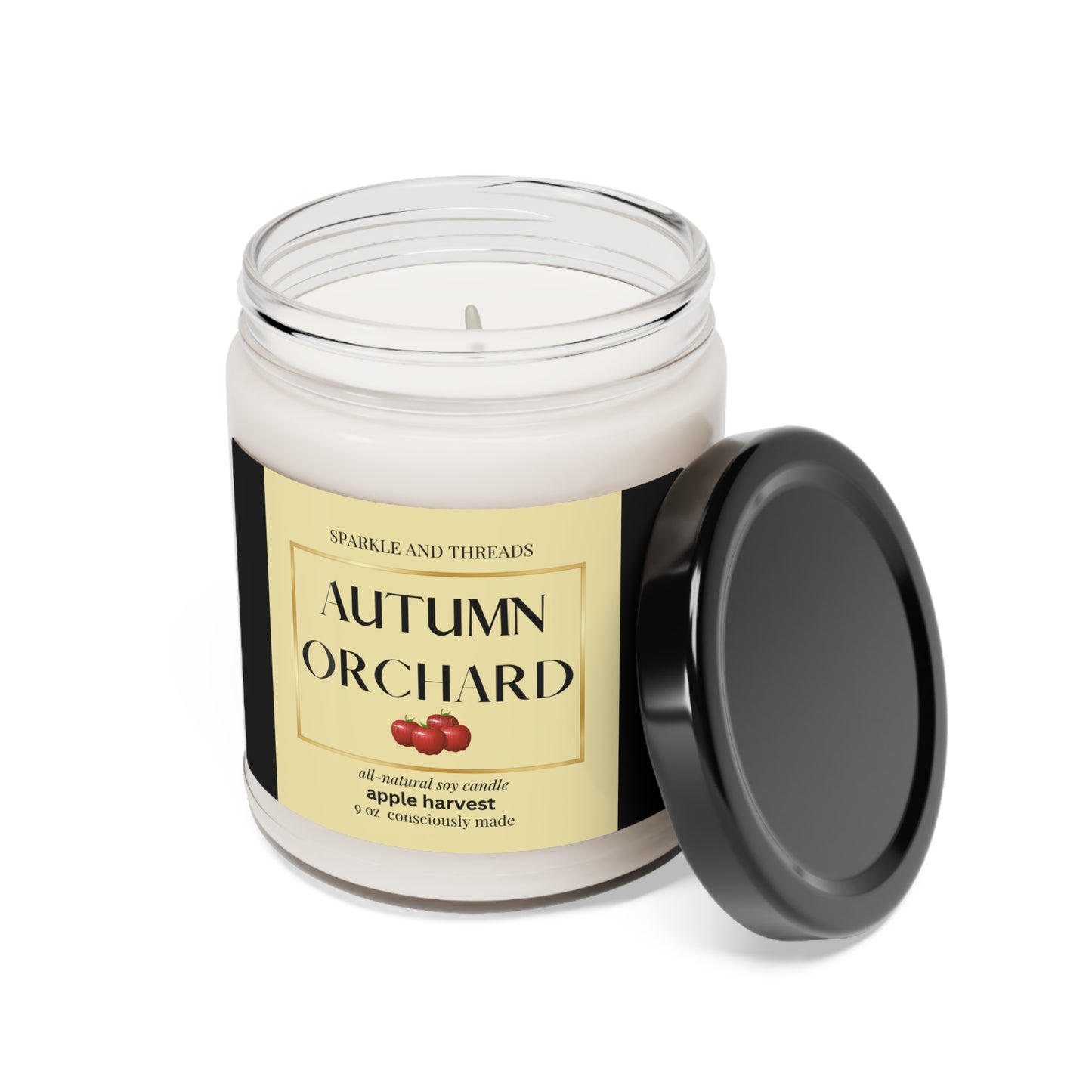 Autumn Orchard - Scented Soy Candle, 9oz