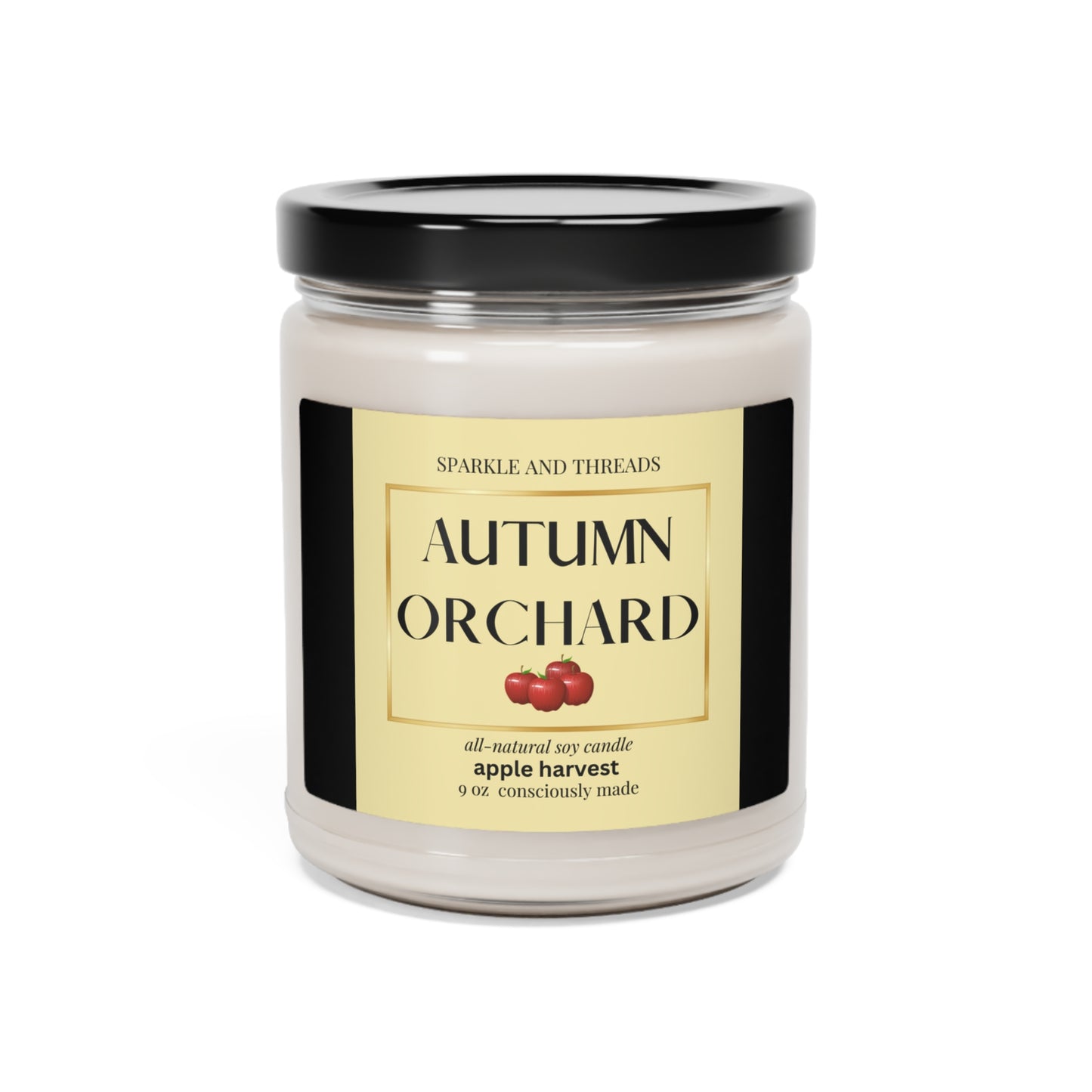 Autumn Orchard - Scented Soy Candle, 9oz