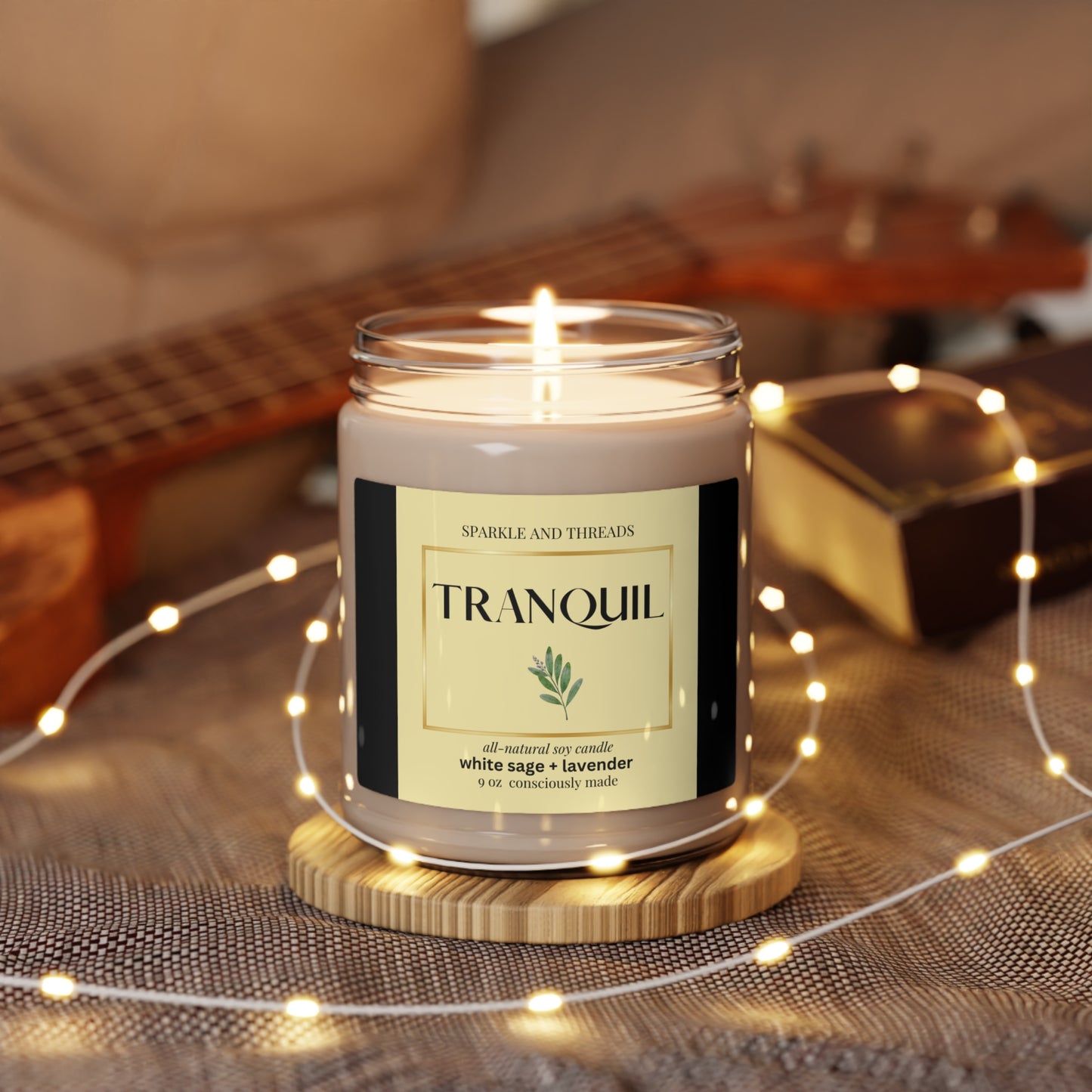 Tranquil - Scented Soy Candle, 9oz