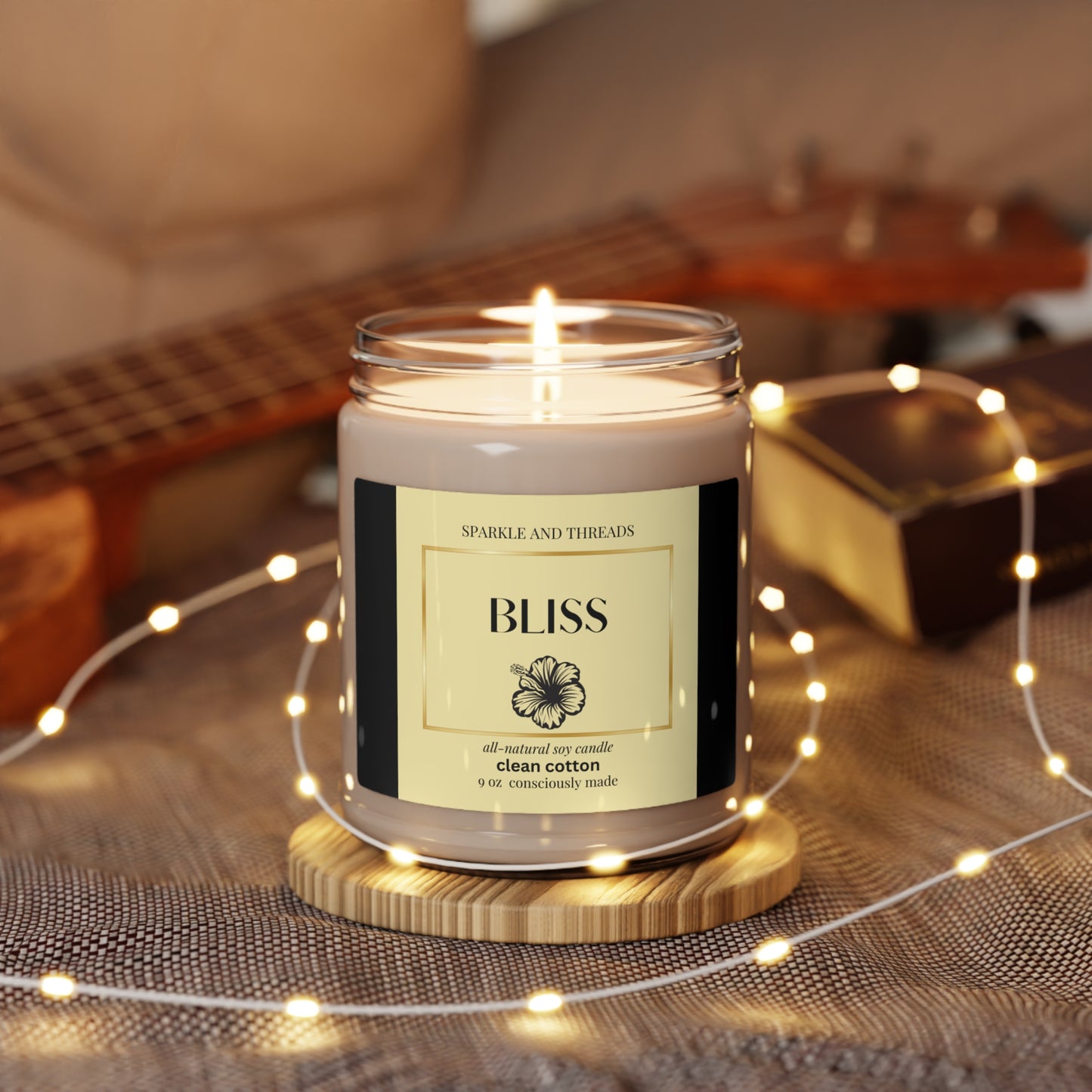 Bliss - Scented Soy Candle, 9oz