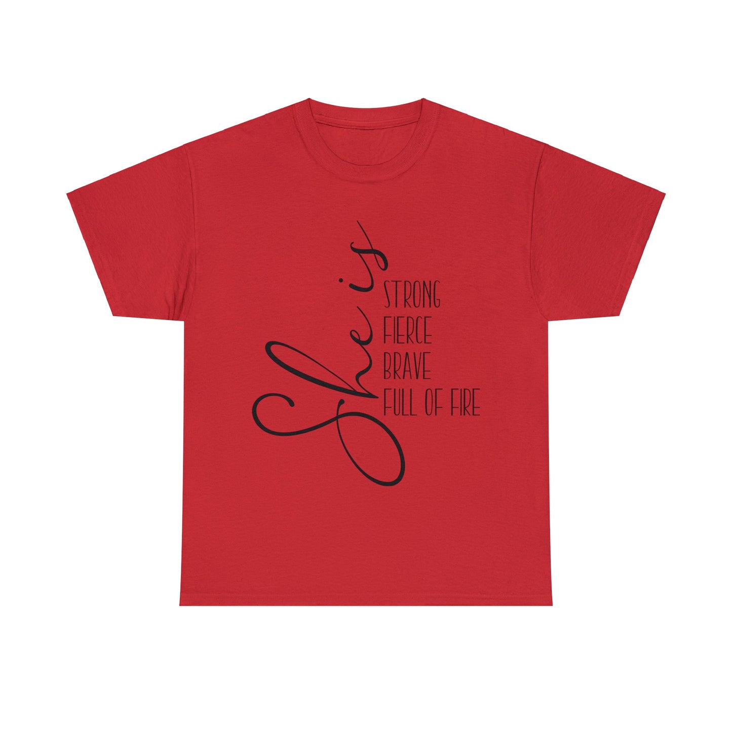 She Is Strong - Unisex Heavy Cotton Tee