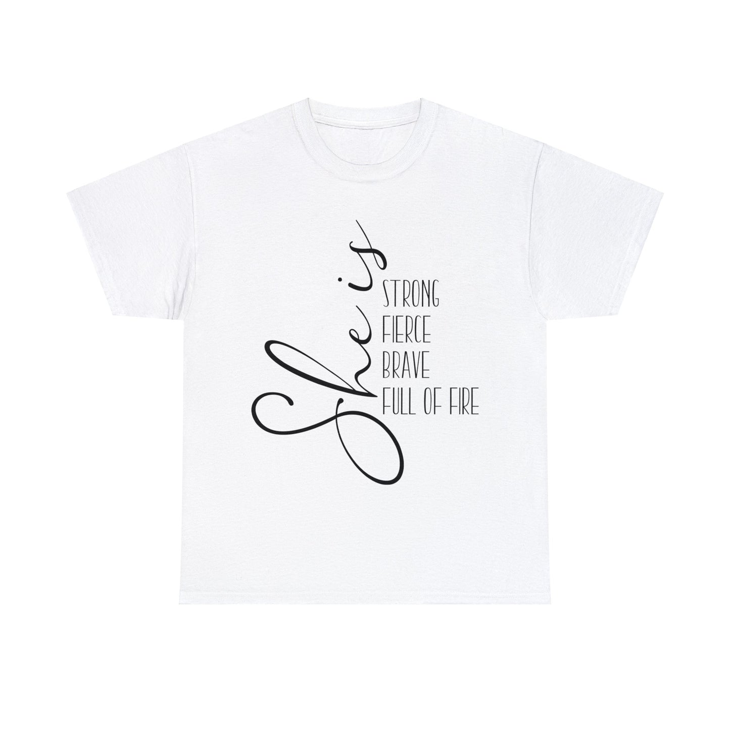 She Is Strong - Unisex Heavy Cotton Tee