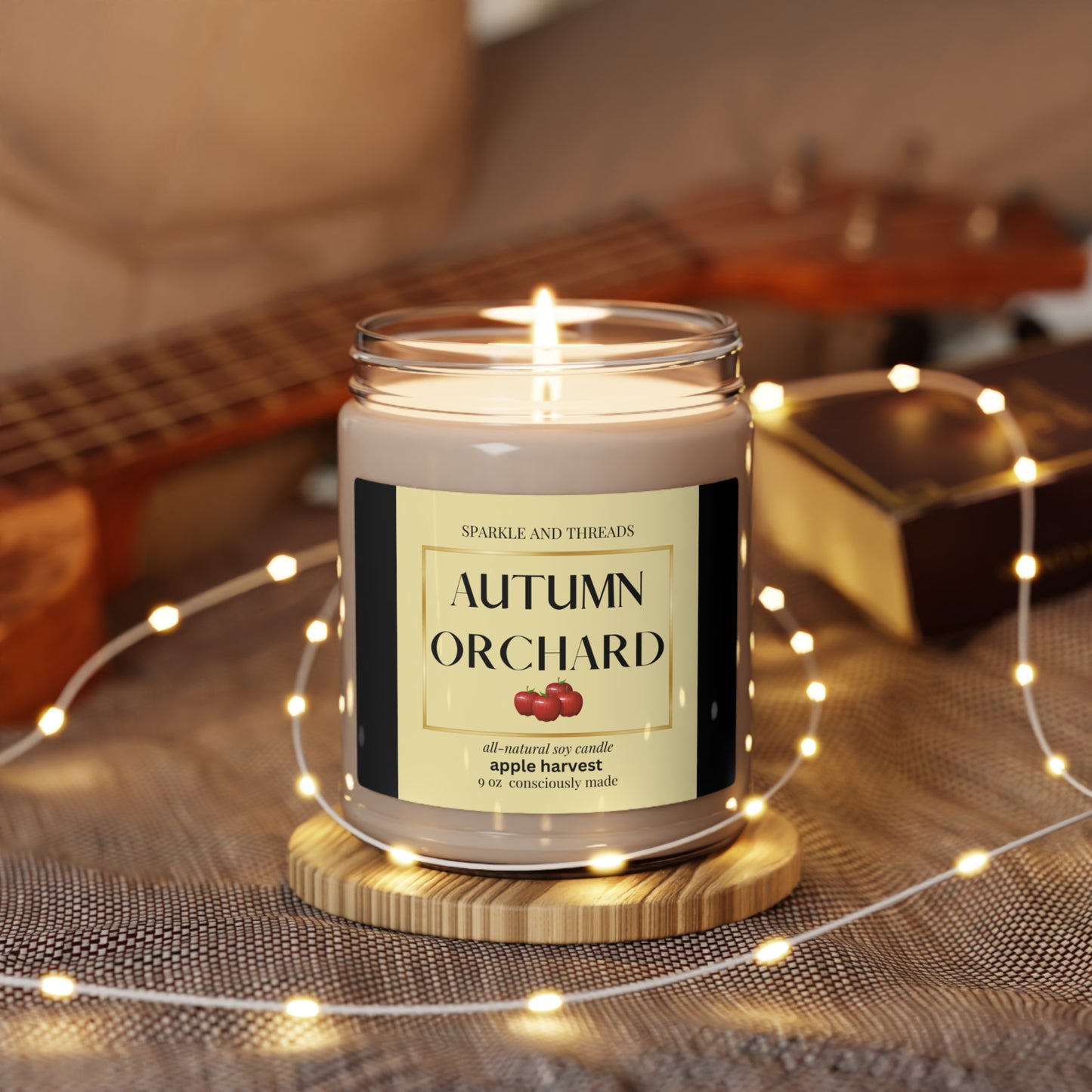 Autumn Orchard - Scented Soy Candle, 9oz