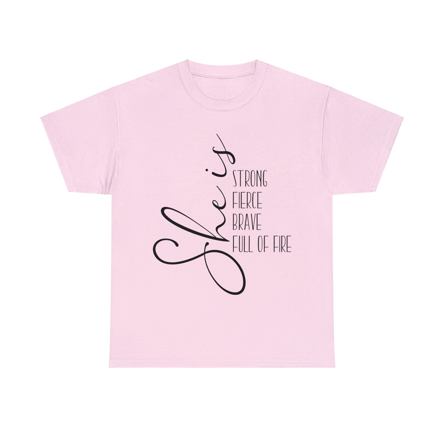 She Is Strong - Unisex Heavy Cotton Tee