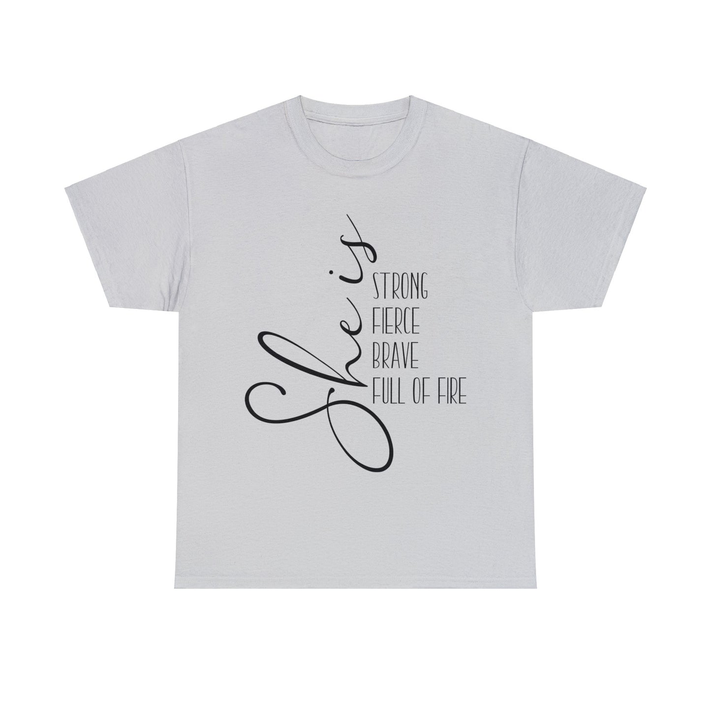 She Is Strong - Unisex Heavy Cotton Tee