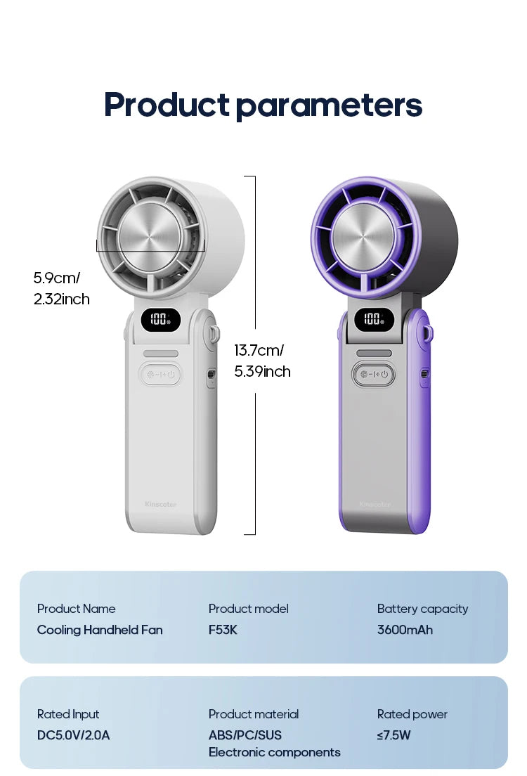 Mini Turbo Fan Your Pocket-Sized Power Breeze
